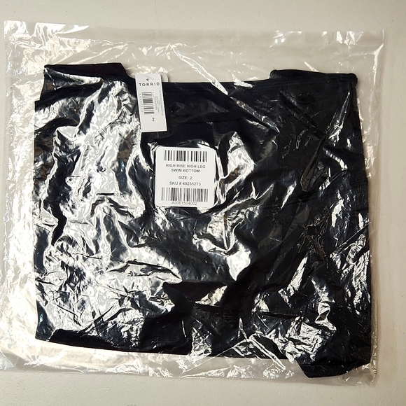 ❤️NWT VINTAGE TORRID SLIMFIX SWIM BOTTOM - TUMMY CONTROL - HIGH WAIST & LEG - Picture 3 of 13